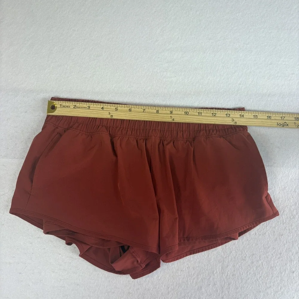 OFFLINE by Aerie hot stuff Lined Athletic Shorts Red Pockets Women's Medium